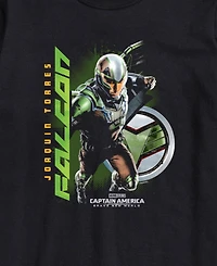 Airwaves Men's Captain America Brave New World Falcon Short Sleeve T-Shirt