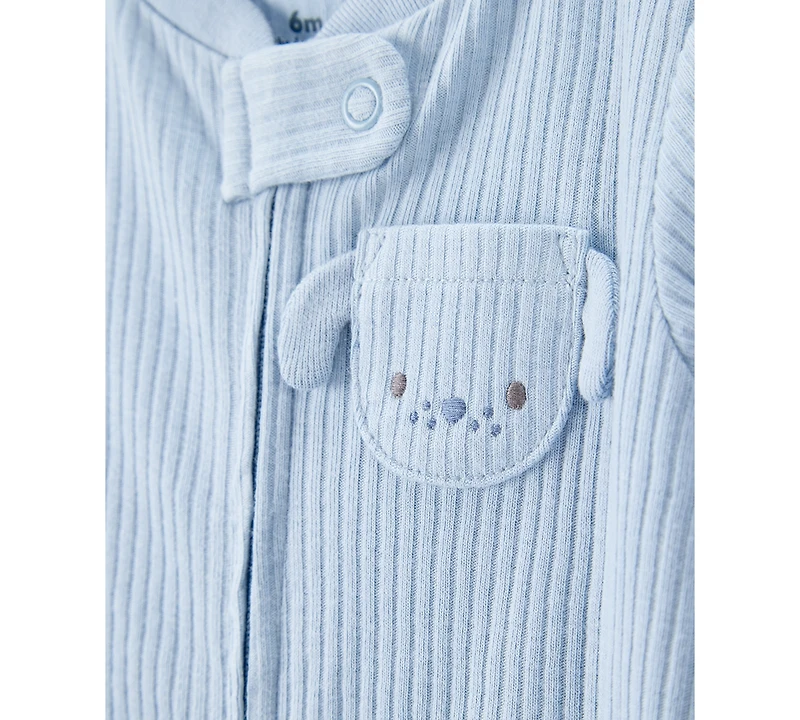 Carter's Baby Boys Dog Pocket Ribbed Sleep & Play Pajamas