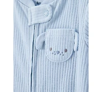 Carter's Baby Boys Dog Pocket Ribbed Sleep & Play Pajamas
