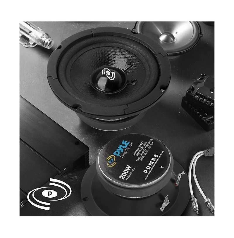 Pyle 5" High-Performance Mid-Bass Mid-Range Woofer Driver - PDMR5