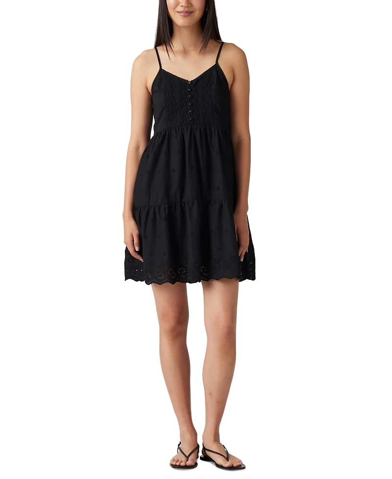 Levi's Women's Cora Cotton Eyelet Mini Dress