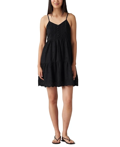 Levi's Women's Cora Cotton Eyelet Mini Dress