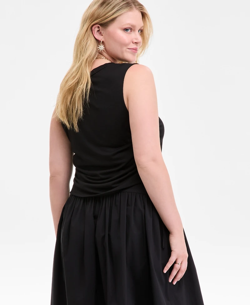 On 34th Women's Side-Cinched Muscle Tank, Created for Macy's