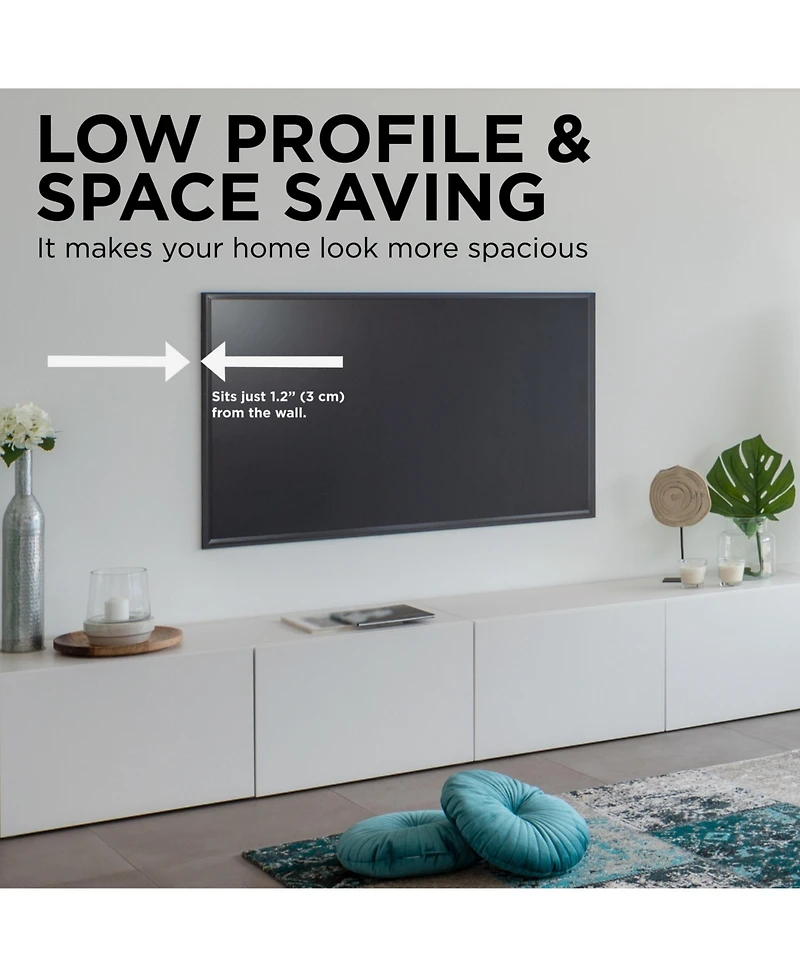 ProMounts Premium Flat / Fixed Tv Wall Mount for 60" to 110" TVs Up to 165lbs