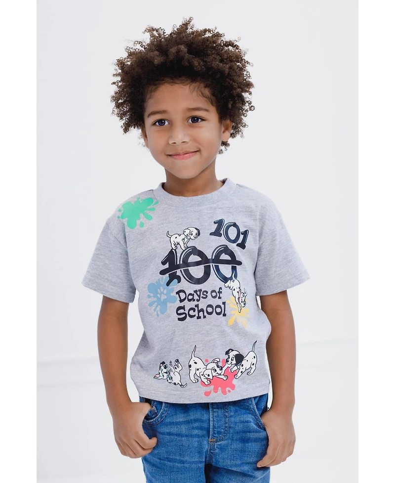 101 Dalmatians Toddler Boys Disney Days of School Matching Family T-Shirt