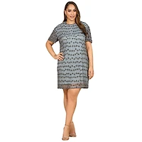 Lara Women's Beaded T-Shirt Dress