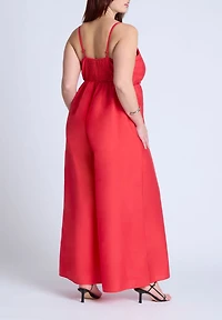 Eloquii Women's Wide Leg Jumpsuit