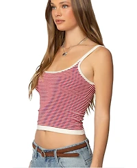 Edikted Women's Saylor Striped Knit Tank Top