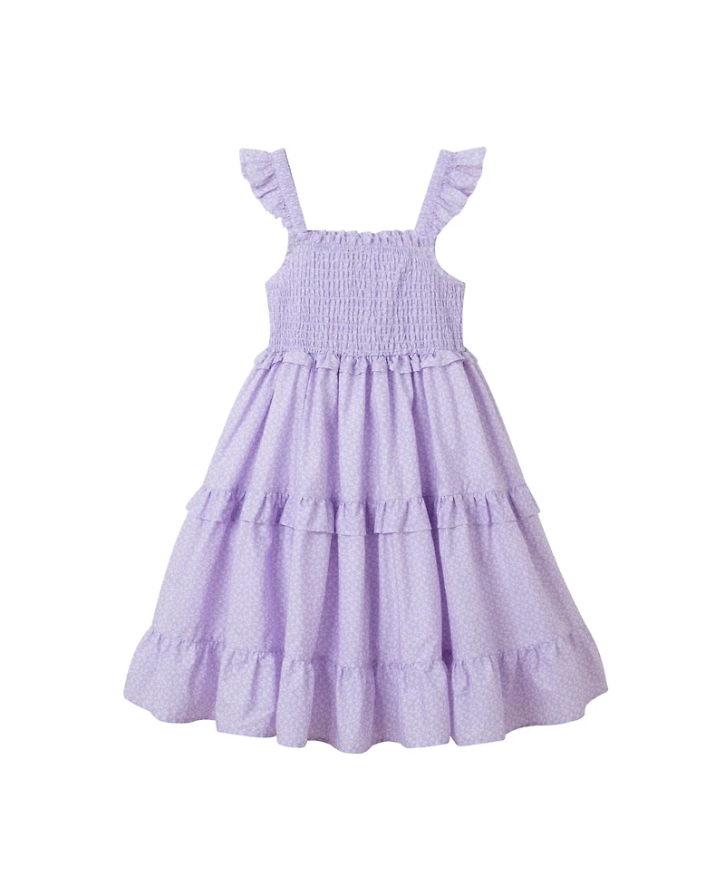 Andy & Evan Big Girls Toddler/Child Ditsy Floral Print Ruffle Tiered Dress