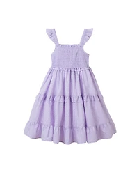 Andy & Evan Big Girls Toddler/Child Ditsy Floral Print Ruffle Tiered Dress