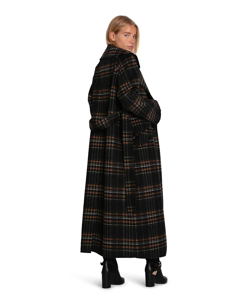 Belle & Bloom Women's Heart To Large Collar Maxi Coat