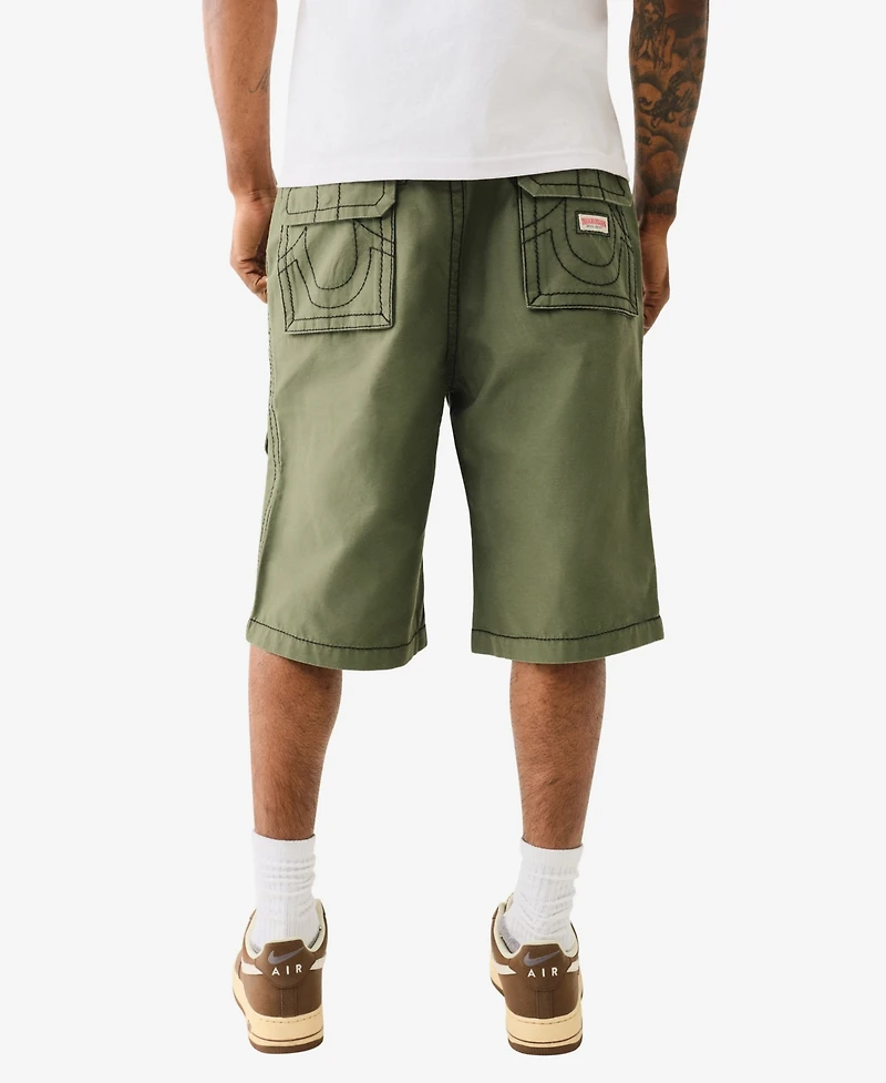 True Religion Men's Vinny Big T Cargo Shorts