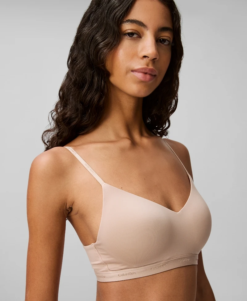 Calvin Klein Women's Form To Body Lightly Lined Bralette QF7618