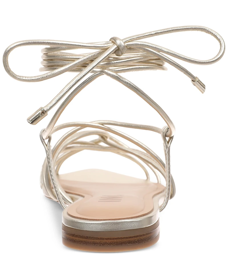 I.n.c. International Concepts Women's Kharmaa Lace-up Flat Sandals, Exclusively at Macy's