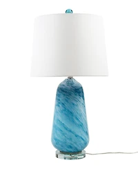 Ink+Ivy 28" Aquaviva Confetti Glass Table Lamp