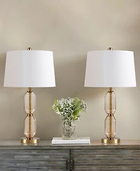 510 Design 26.5" Zirconia Faceted Glass Table Lamp
