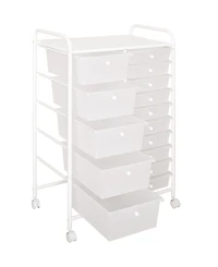 Seville Classics 15-Drawer Organizer Cart