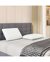 2 Pieces Bamboo Memory Foam Pillow for Pain Relief Sleeping