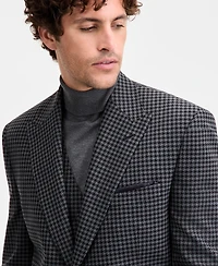 Tayion Collection Men's Classic-Fit Houndstooth Suit Separate Jacket