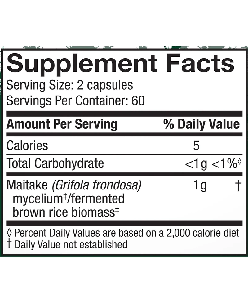 Host Defense Maitake Capsules 120 ct