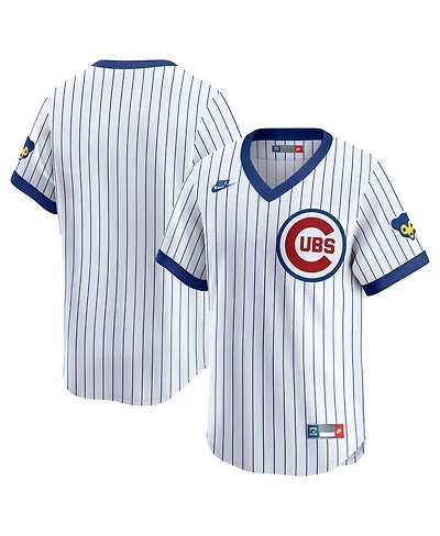 Nike Men's White Chicago Cubs Throwback Cooperstown Collection Limited Jersey