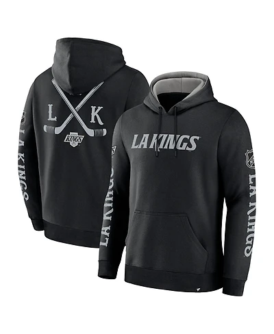 Fanatics Men's Black Los Angeles Kings Big City Legacy Fleece Pullover Hoodie