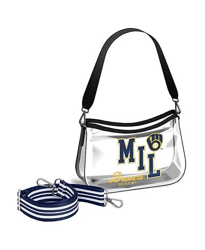 Wear by Erin Andrews Milwaukee Brewers Clear Stadium Mini Purse