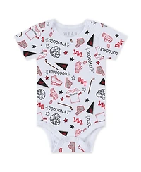 Wear by Erin Andrews Baby Boys and Girls 3-Piece Detroit Red Wings Turn Me Around Bodysuits and Pants