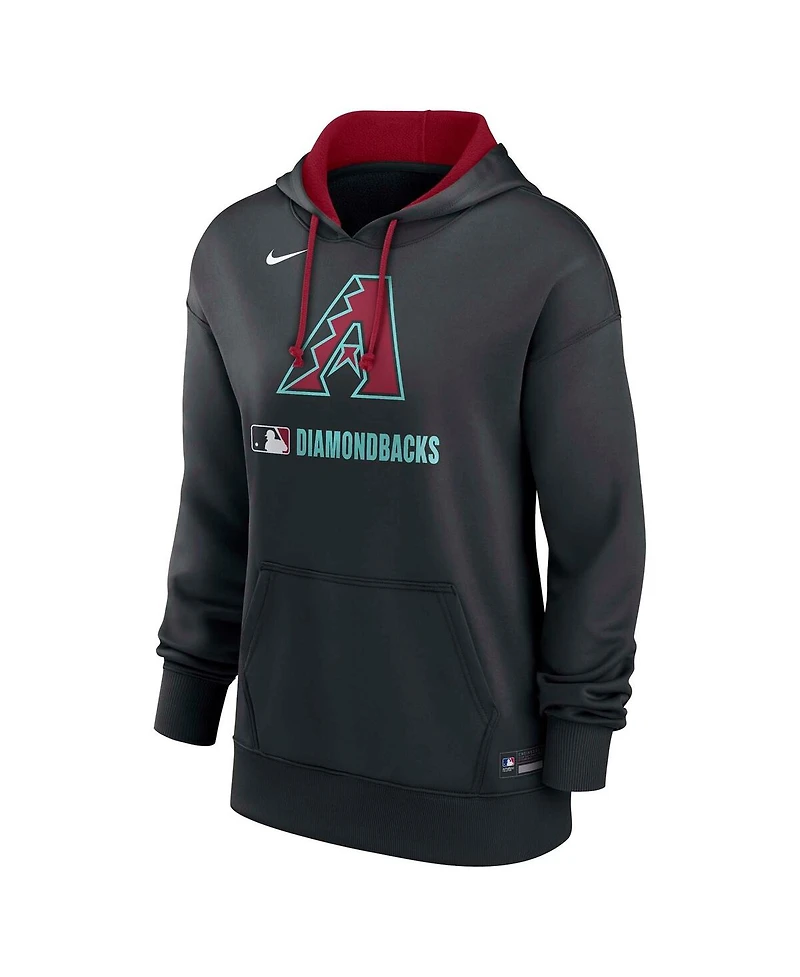 Nike Women's Black Arizona Diamondbacks Authentic Collection Performance Pullover Hoodie