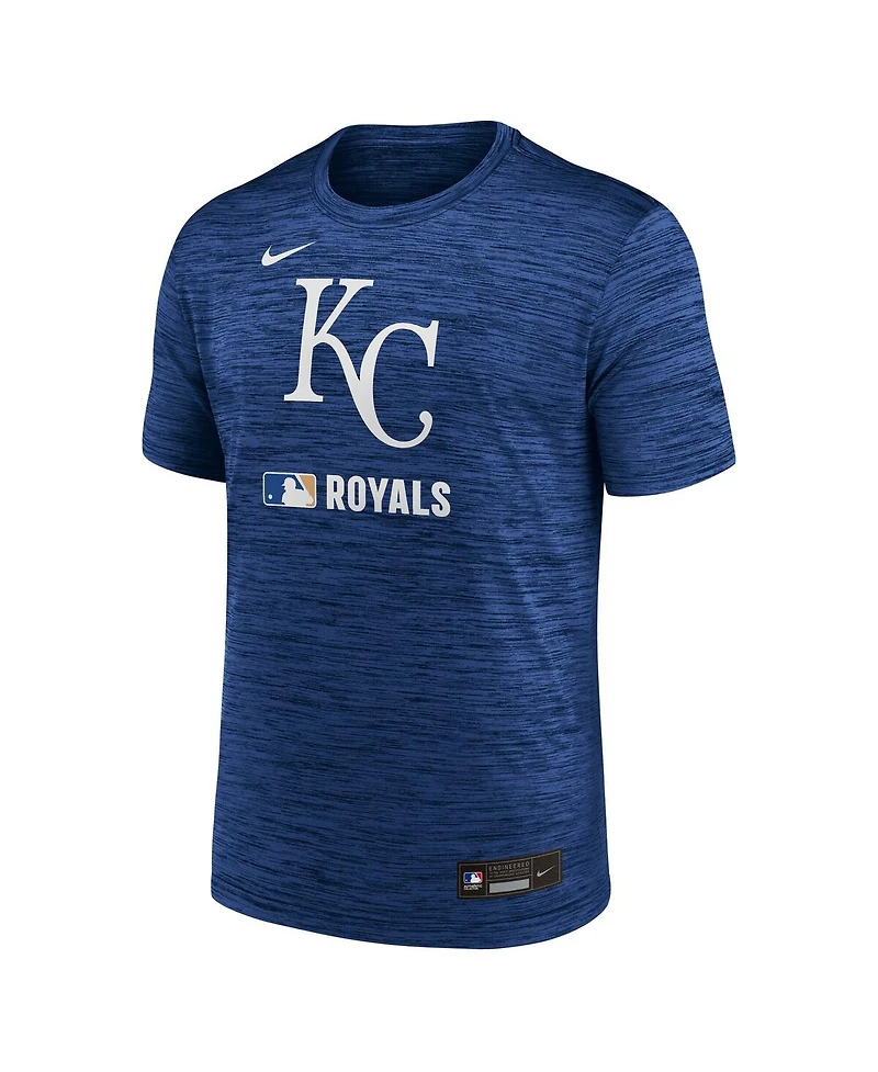 Nike Men's Royal Kansas City Royals Authentic Collection Velocity Performance Practice T-Shirt