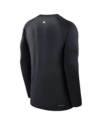 Nike Men's Navy New York Yankees Authentic Collection Game Time Raglan Performance Long Sleeve T-Shirt