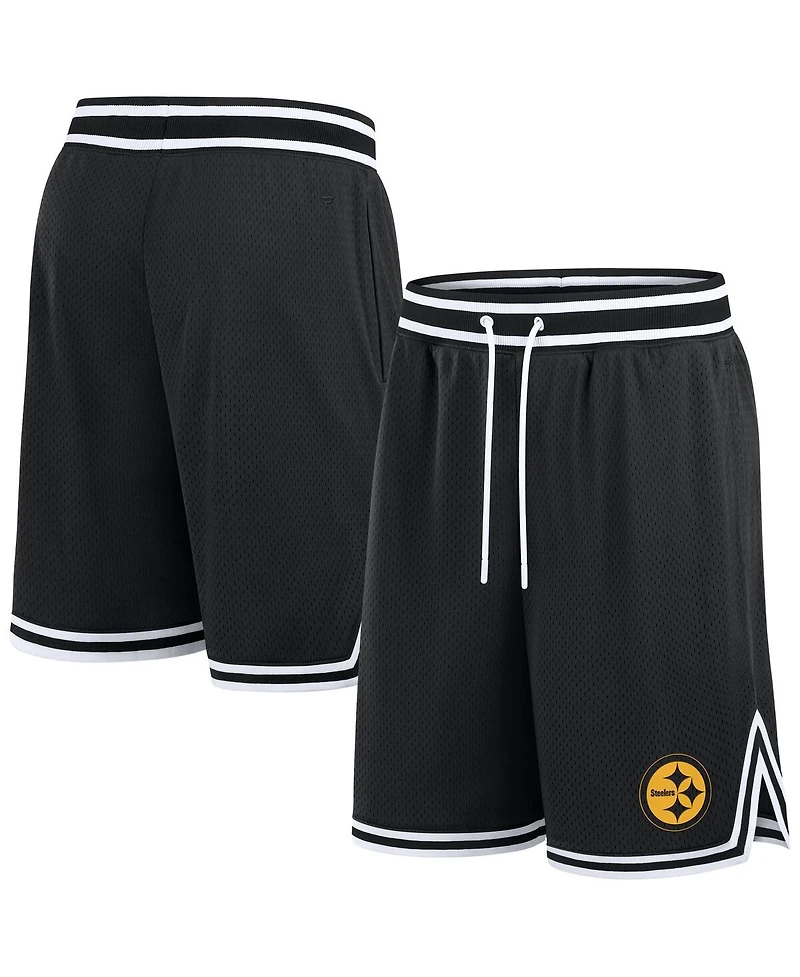 Fanatics Men's Black Pittsburgh Steelers Elements Future Ground Shorts