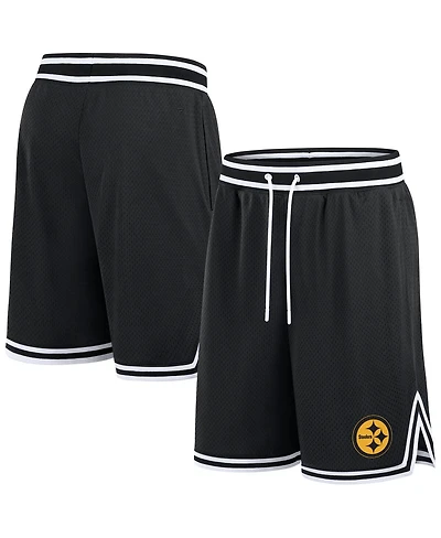 Fanatics Men's Black Pittsburgh Steelers Elements Future Ground Shorts