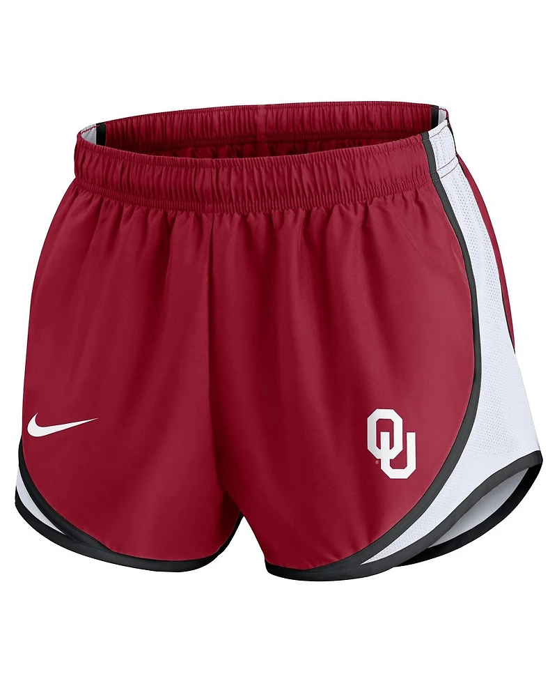Nike Women's Crimson Oklahoma Sooners Spring Break Tempo Performance Shorts
