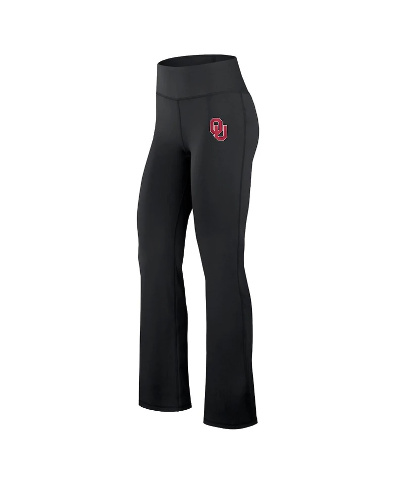 Fanatics Women's Black Oklahoma Sooners Training Camp Maxed Out Flare Leggings