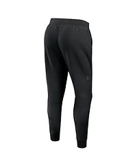 Fanatics Men's Black New York Rangers Authentic Pro Road Fleece Sweatpants