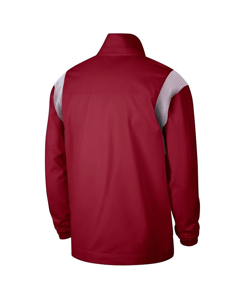 Men's Nike Crimson Alabama Tide Woven Full-Zip Jacket