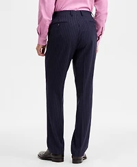 Tayion Collection Men's Classic-Fit Pinstripe Suit Separate Pants