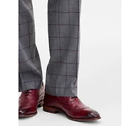 Tayion Collection Men's Classic-Fit Windowpane Suit Pants
