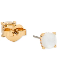 Kate Spade New York Gold-Tone Color Cubic Zirconia Stud Earrings