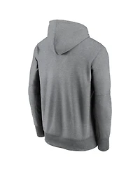 Nike Men's Heather Gray Seattle Seahawks Performance Fleece Pullover Hoodie