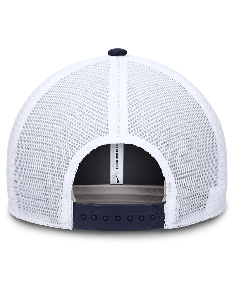 Nike Men's Navy Penn State Nittany Lions Rise Performance Adjustable Trucker Hat