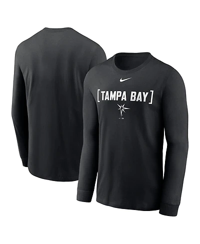 Nike Men's Black Tampa Bay Rays Local Nickname Long Sleeve T-Shirt