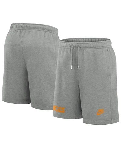 Nike Men's Heather Gray Tennessee Volunteers Legacy Fleece Essential Shorts