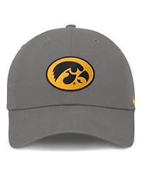 Nike Men's Gray Iowa Hawkeyes Club Adjustable Hat