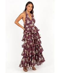 Petal and Pup Women's Kendall Maxi Halterneck Dress