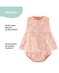 The Peanutshell Baby Girls Rompers - 2 Pack