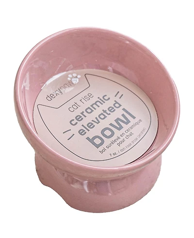 Elevated Cat Bowl: Ash Blush