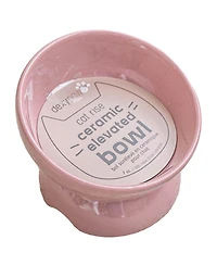 Elevated Cat Bowl: Ash Blush