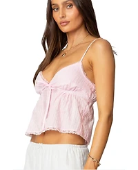 Edikted Women's Tillie Babydoll Tank Top